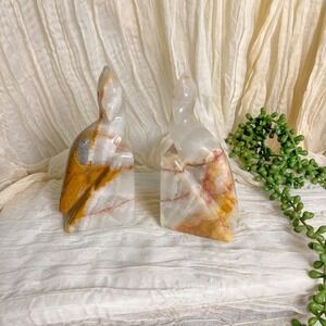 Vintage onyx bird bookends